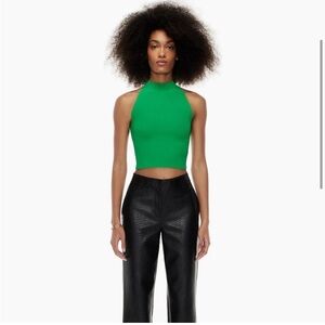 Aritzia Babaton SCULPT KNIT HALTER TOP